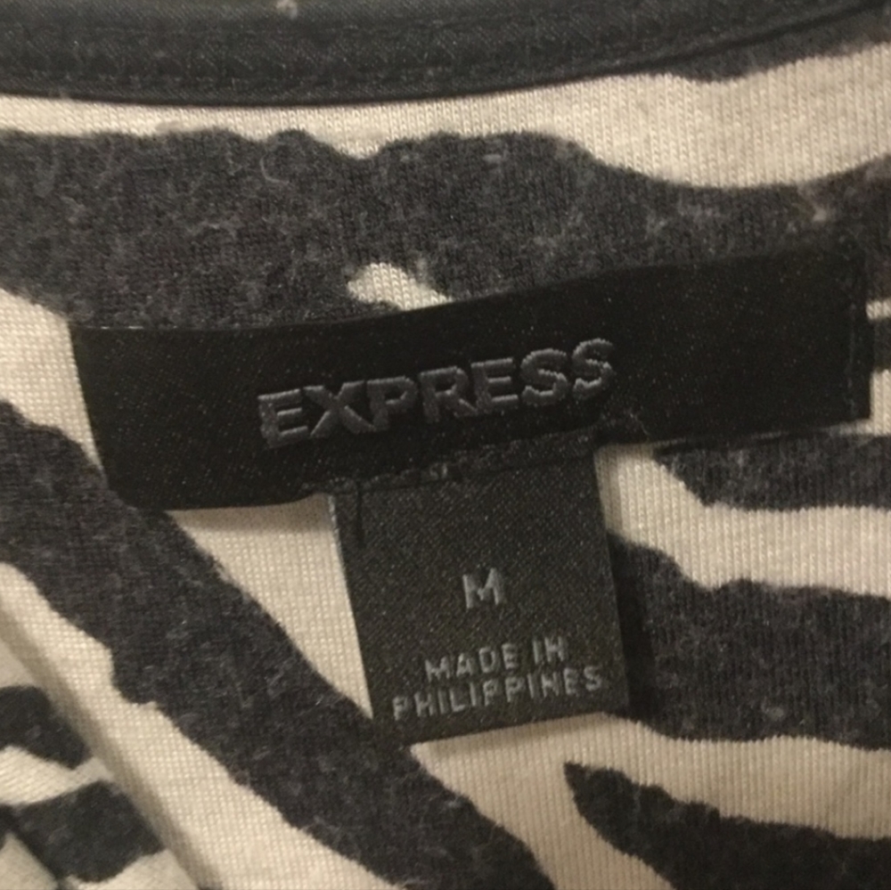 Express, Zebra Printed Summer Dress - image 8